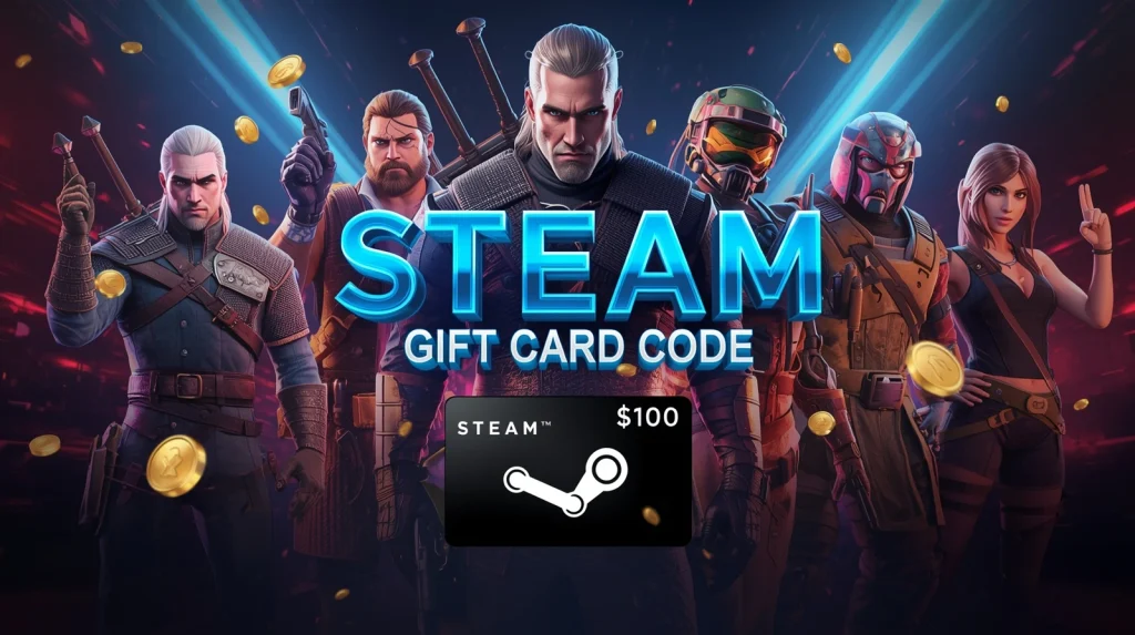 Steam Gift Card Codes Generator – Redeem Easily & Fast