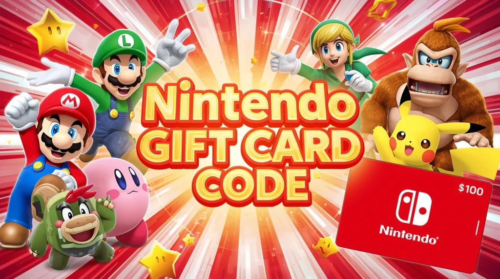 Nintendo Gift Card Codes 2025 – Latest & Working